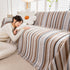 Modern Minimalist Sofa Throw Cover Cotton Knit Throws for Couch Scratch Proof Couch Cover