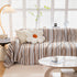 Modern Minimalist Sofa Throw Cover Cotton Knit Throws for Couch Scratch Proof Couch Cover
