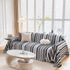 Modern Minimalist Sofa Throw Cover Cotton Knit Throws for Couch Scratch Proof Couch Cover