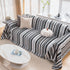 Modern Minimalist Sofa Throw Cover Cotton Knit Throws for Couch Scratch Proof Couch Cover