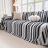 Modern Minimalist Sofa Throw Cover Cotton Knit Throws for Couch Scratch Proof Couch Cover