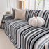 Modern Minimalist Sofa Throw Cover Cotton Knit Throws for Couch Scratch Proof Couch Cover
