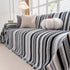 Modern Minimalist Sofa Throw Cover Cotton Knit Throws for Couch Scratch Proof Couch Cover