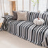 Modern Minimalist Sofa Throw Cover Cotton Knit Throws for Couch Scratch Proof Couch Cover