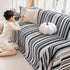 Modern Minimalist Sofa Throw Cover Cotton Knit Throws for Couch Scratch Proof Couch Cover