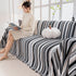 Modern Minimalist Sofa Throw Cover Cotton Knit Throws for Couch Scratch Proof Couch Cover