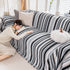 Modern Minimalist Sofa Throw Cover Cotton Knit Throws for Couch Scratch Proof Couch Cover