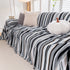 Modern Minimalist Sofa Throw Cover Cotton Knit Throws for Couch Scratch Proof Couch Cover
