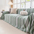 Modern Minimalist Sofa Throw Cover Cotton Knit Throws for Couch Scratch Proof Couch Cover