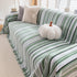 Modern Minimalist Sofa Throw Cover Cotton Knit Throws for Couch Scratch Proof Couch Cover