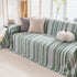 Modern Minimalist Sofa Throw Cover Cotton Knit Throws for Couch Scratch Proof Couch Cover
