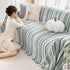 Modern Minimalist Sofa Throw Cover Cotton Knit Throws for Couch Scratch Proof Couch Cover