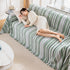 Modern Minimalist Sofa Throw Cover Cotton Knit Throws for Couch Scratch Proof Couch Cover