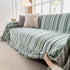 Modern Minimalist Sofa Throw Cover Cotton Knit Throws for Couch Scratch Proof Couch Cover