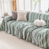Modern Minimalist Sofa Throw Cover Cotton Knit Throws for Couch Scratch Proof Couch Cover