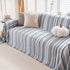 Modern Minimalist Sofa Throw Cover Cotton Knit Throws for Couch Scratch Proof Couch Cover