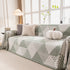 Chenille Geometric Patterned Sofa Throw, Couch Covers for Sectionals for Pets, Throw Cover for Couch