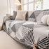 Chenille Geometric Patterned Sofa Throw, Couch Covers for Sectionals for Pets, Throw Cover for Couch