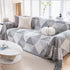 Chenille Geometric Patterned Sofa Throw, Couch Covers for Sectionals for Pets, Throw Cover for Couch